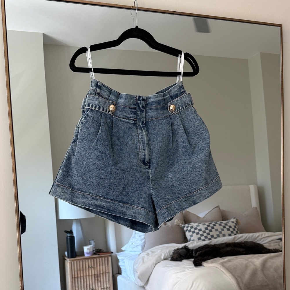 🔵 15%+ OFF SALE - Sheike High Waist Denim Blue Shorts